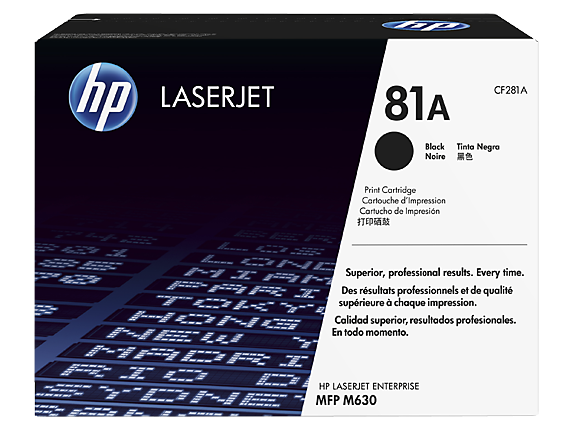 Mực in Laser trắng đen HP 81A Black LaserJet Toner Cartridge (CF281A)