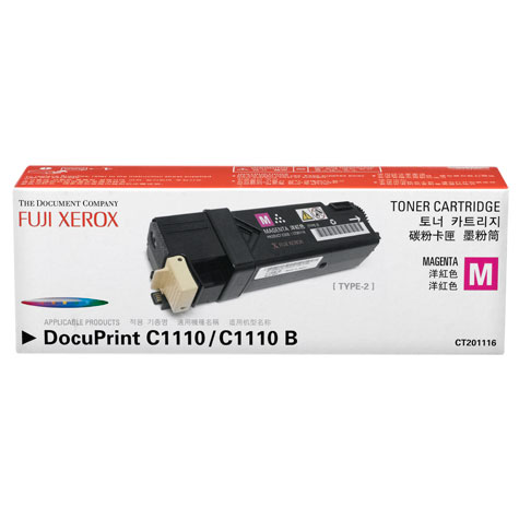 Mực in Fuji Xerox C1110, C1110b, Magenta Toner Cartridge (CT201116)